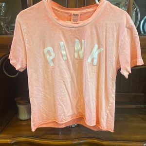 COPY - Coral VS PINK Cropped Tee